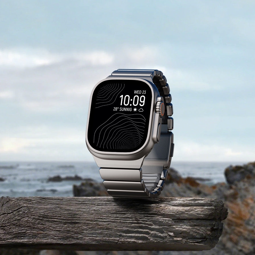 Ultra-Titanium + FKM-Band mit Magnetverschluss für Apple Watch