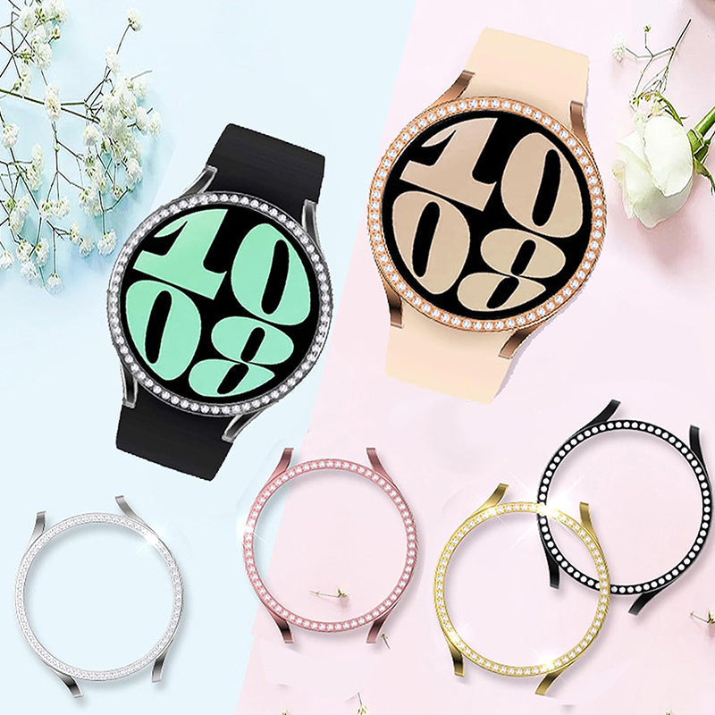 Diamond-Encrusted Protective Case For Samsung Galaxy Watch7/6/5