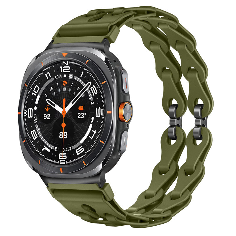 Sport Silicone Watch Band For Samsung Galaxy Galaxy Watch Ultra 47mm