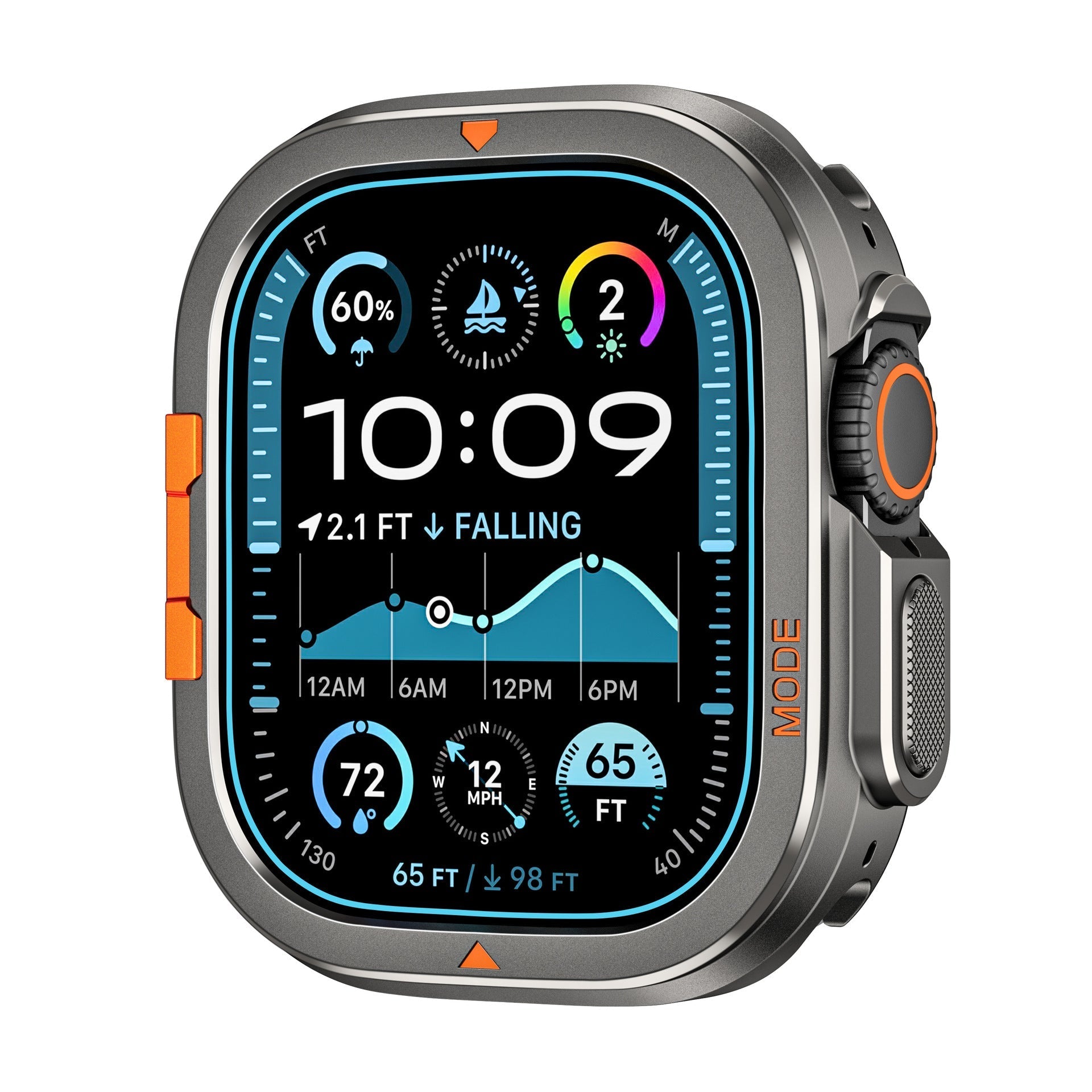 Alpine sports Titanium Alloy Case For Apple Watch