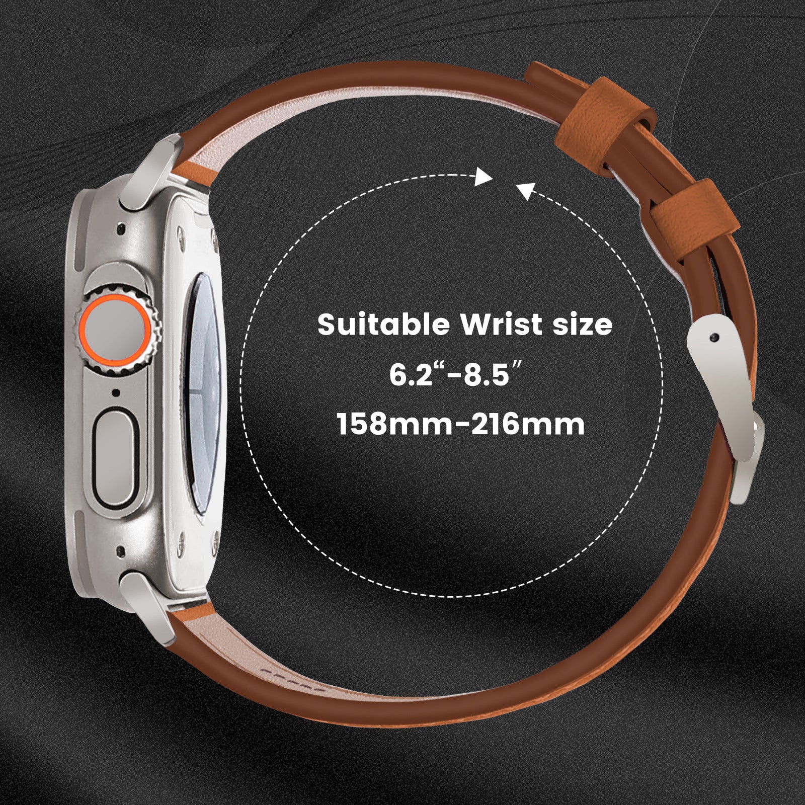 Silk Leather Strap For Apple watch