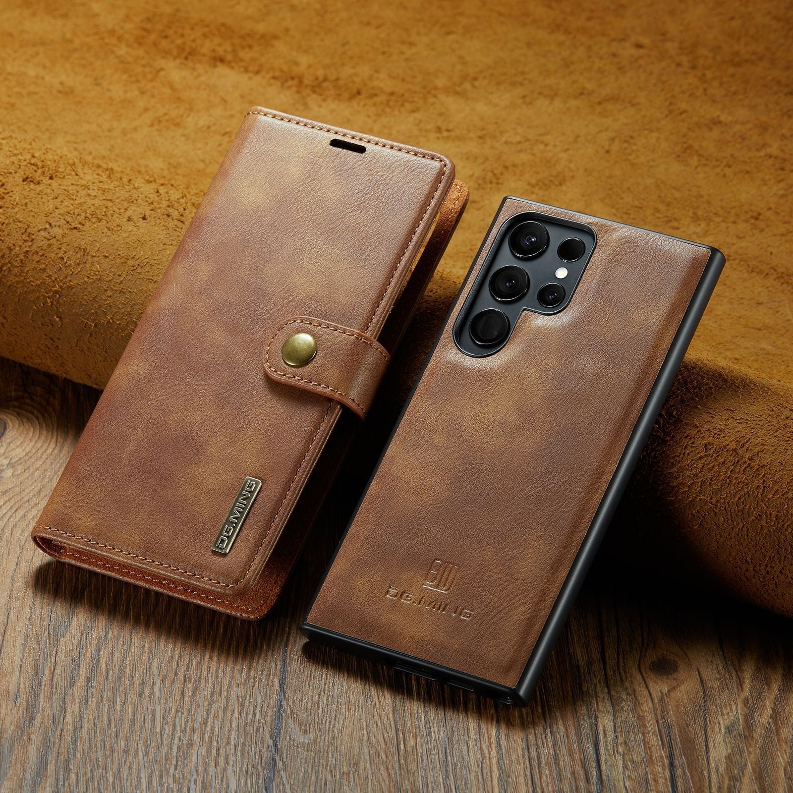 Wallet-style magnetic case for Samsung Galaxy S25/S24/S23 Ultra