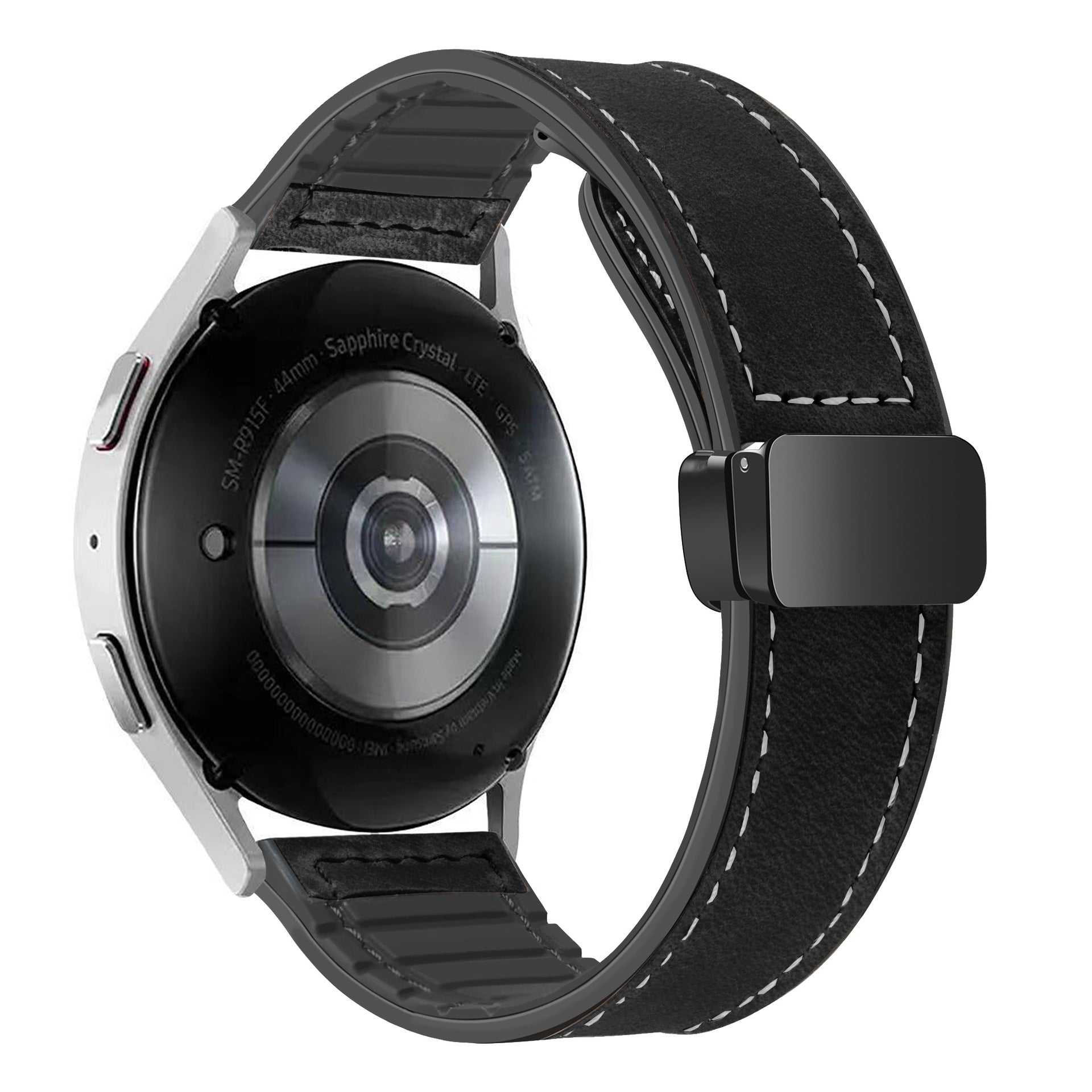 Silicone Magnetic Leather Strap For Samsung Watch 7 Ultra/7 6 4 5 Pro