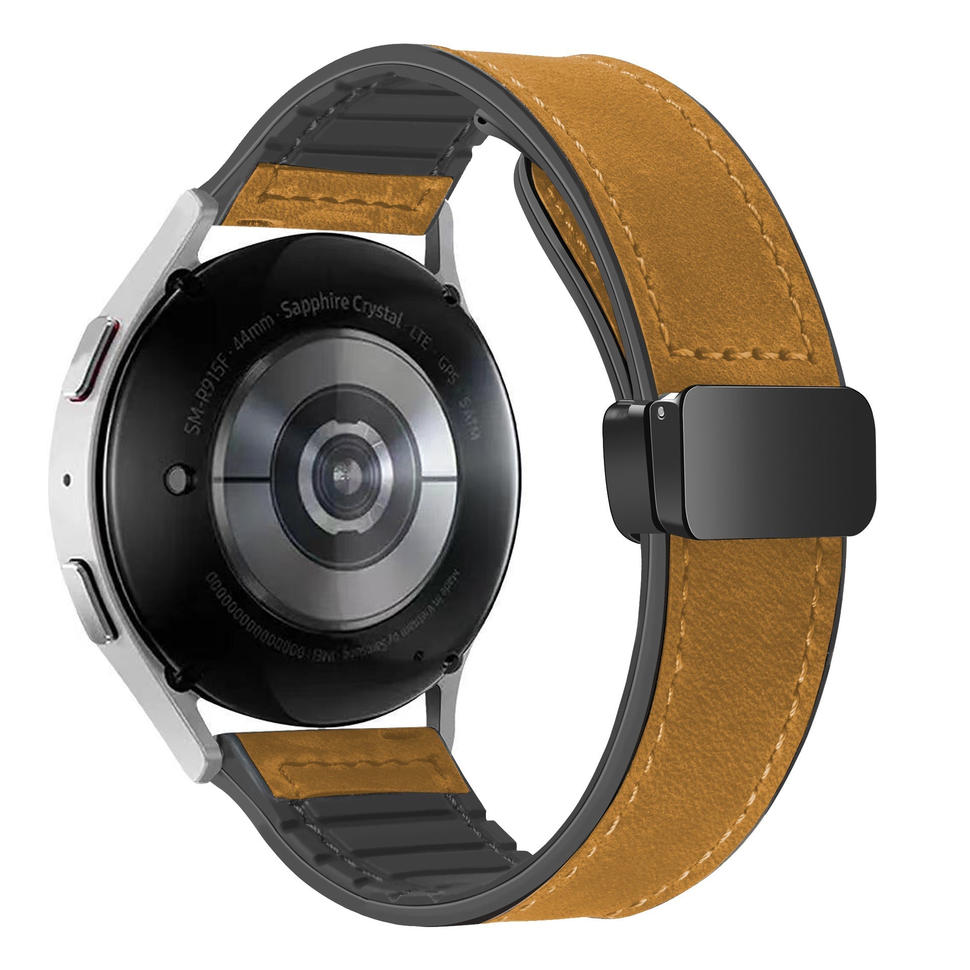 Silicone Magnetic Leather Strap For Samsung Watch 7 Ultra/7 6 4 5 Pro