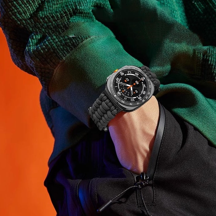 Outdoor Nylon Woven Watch Band for Samsung Galaxy Watch Ultra