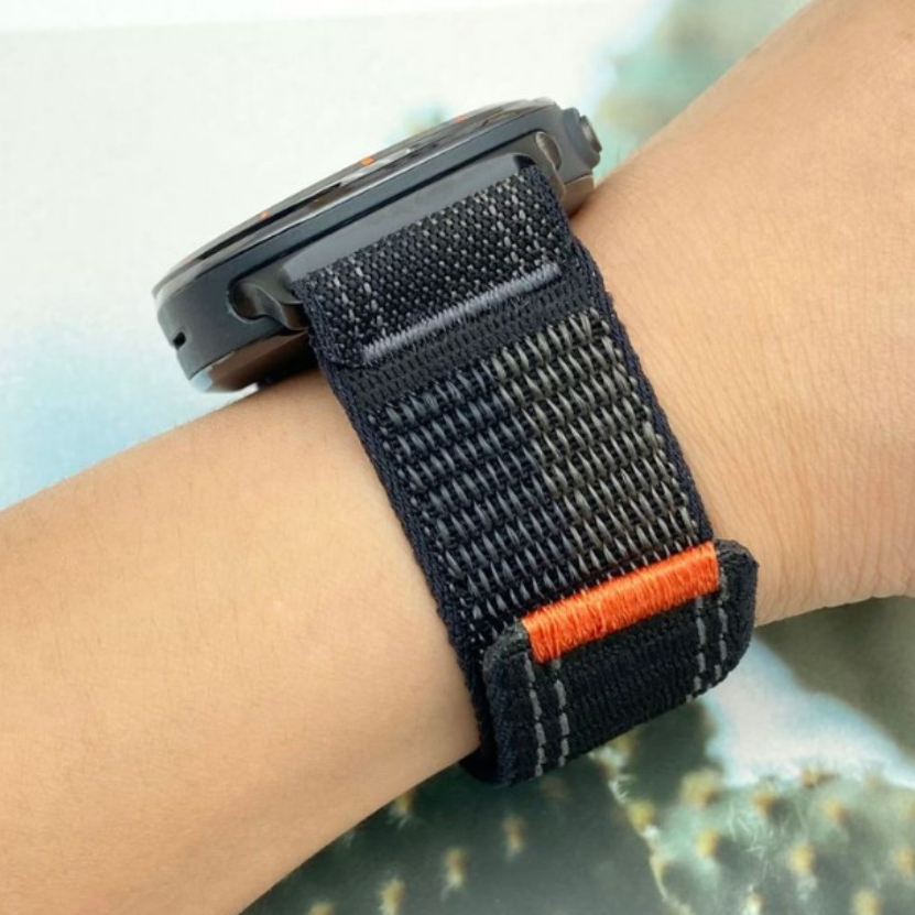 Wave Pattern Nylon Strap For Samsung Galaxy Watch Ultra /7/6/5/5 Pro/4/4Classic