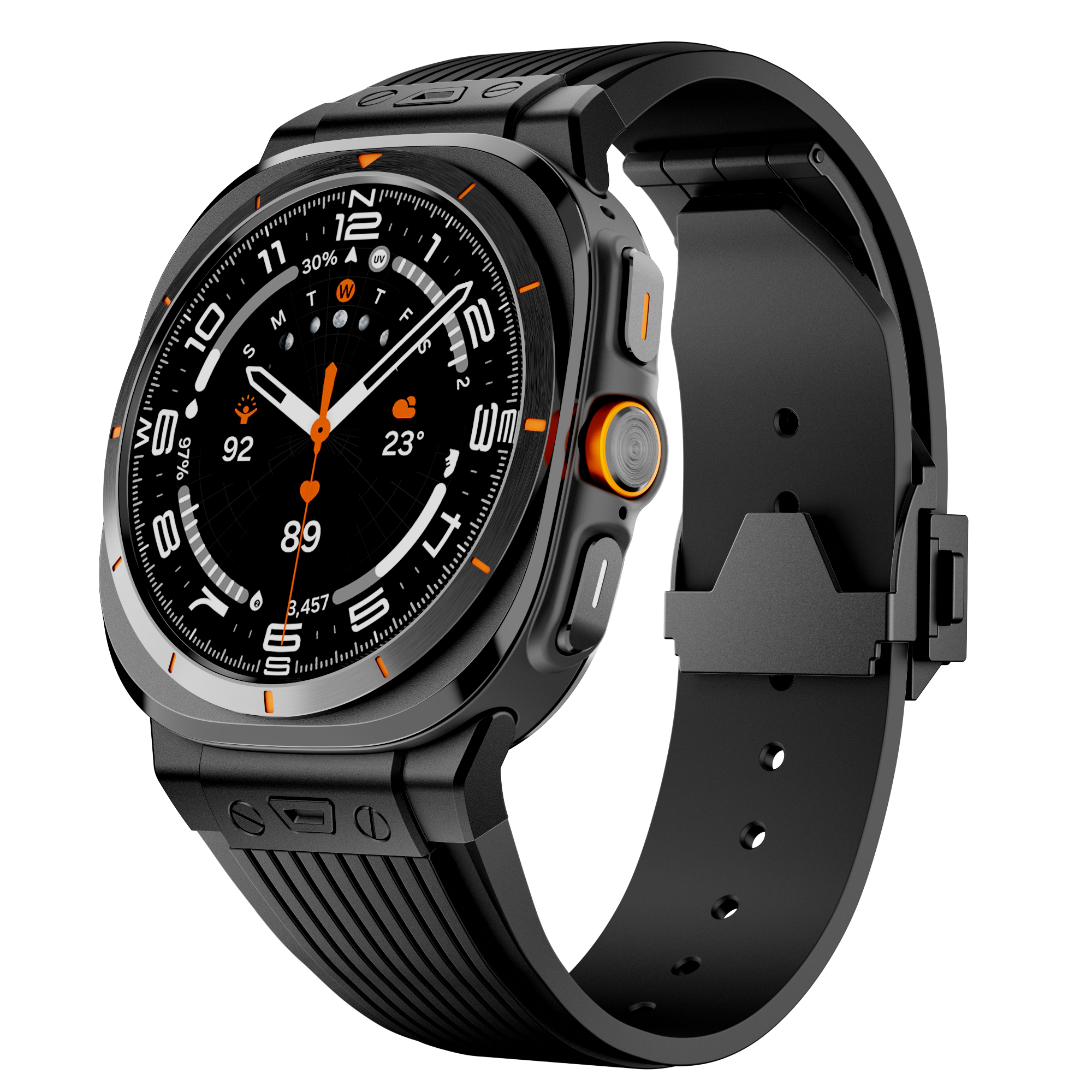 Full Edge Scratch-Proof Metal 360°Protective Cover for Samsung Galaxy Watch Ultra
