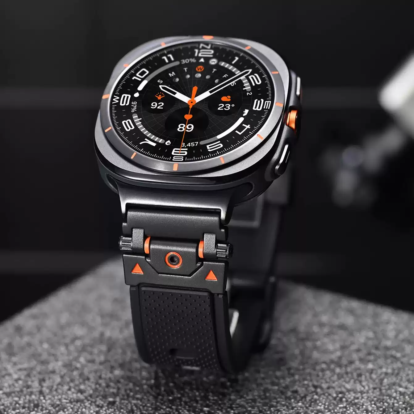 Full Edge Scratch-Proof Metal 360°Protective Cover for Samsung Galaxy Watch Ultra