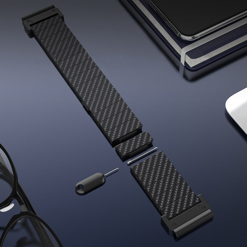 Carbon Fiber Band For Garmin Fenix 8 7X 6X Pro