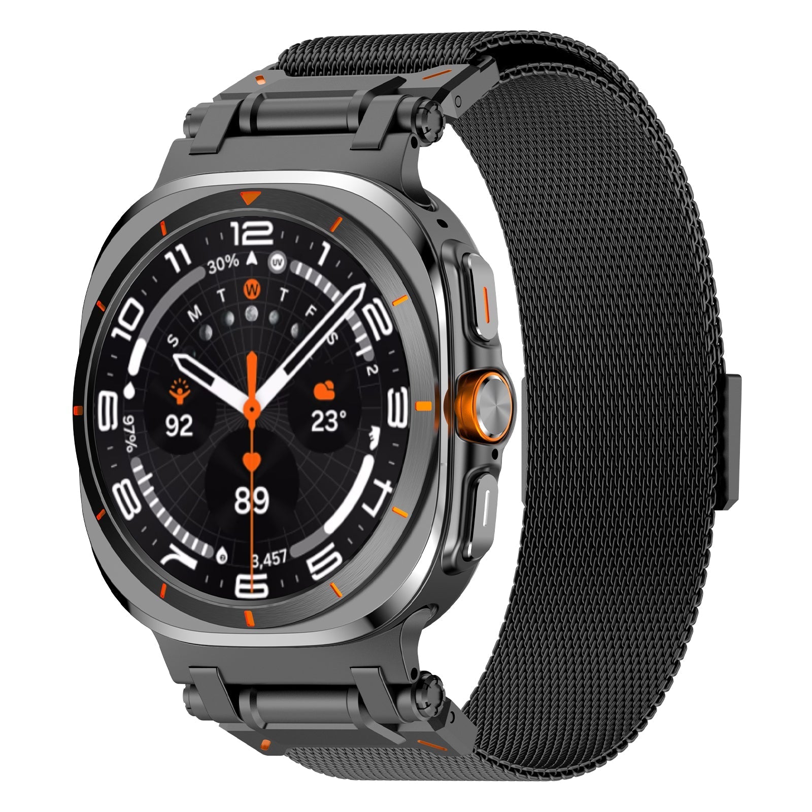 Milanese Loop with Magnetic Clasp Bands For Samsung Galaxy Watch Ultra