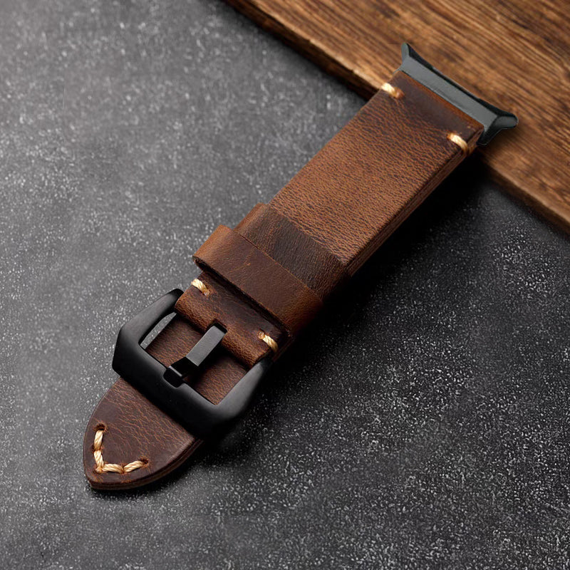 Vintage Leather Band For Samsung Watch Ultra /7/6 /5 Pro/5/4