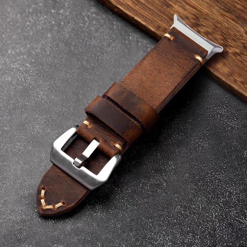 Vintage Leather Band For Samsung Watch Ultra /7/6 /5 Pro/5/4