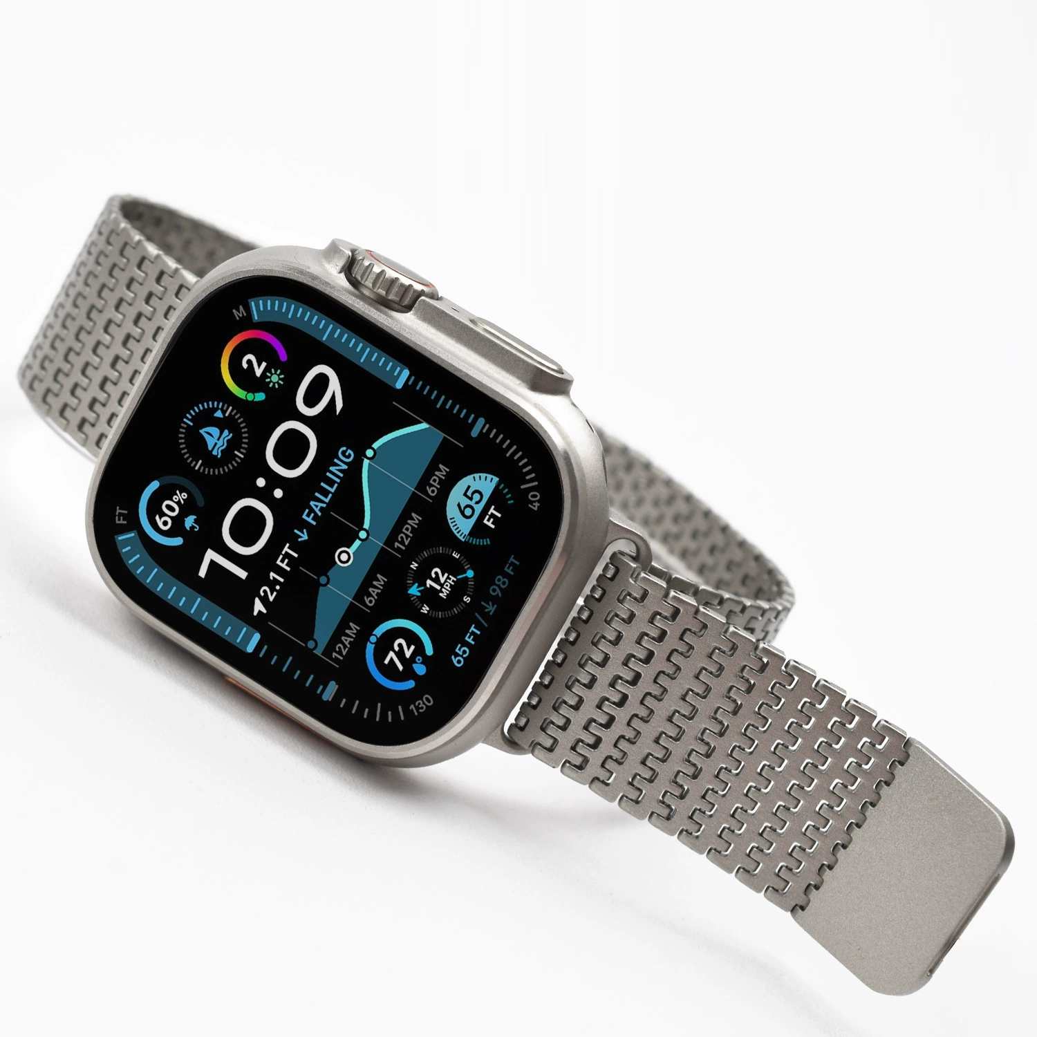 Designer Stainless Steel Magnet Band For Apple Watch