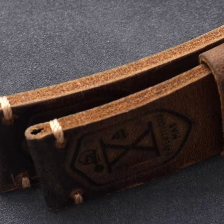 Vintage Leather Strap For Samsung Watch 7 6 4 5 Pro