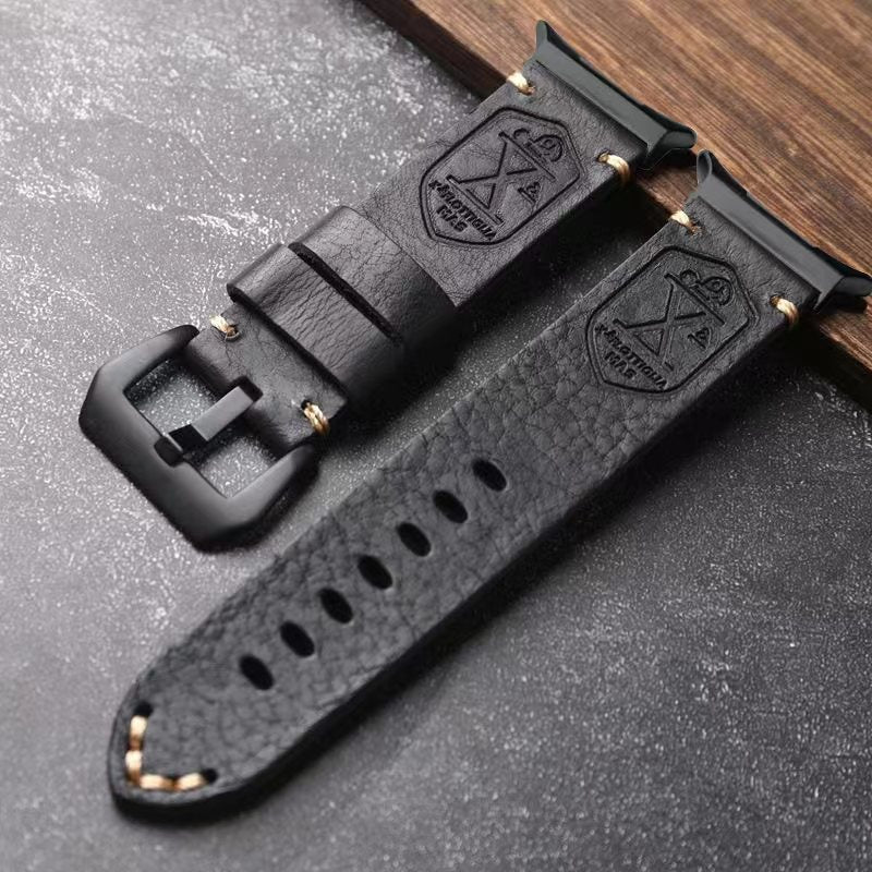 Vintage Leather Band For Samsung Watch Ultra /7/6 /5 Pro/5/4