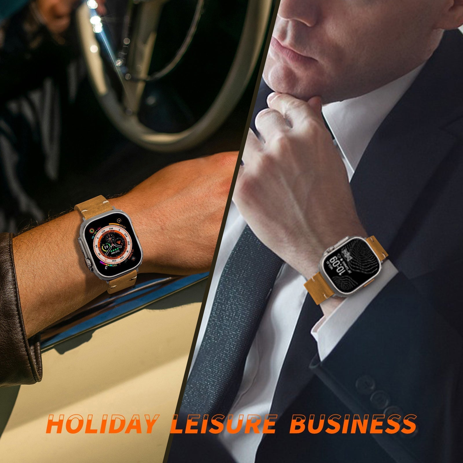 Vintage Leather Apple Watch Strap