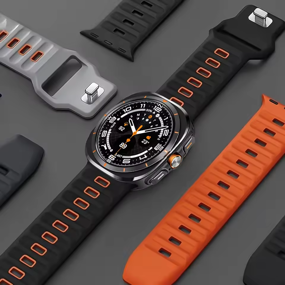 Silicone Sport Wrist Band Strap for Samsung Galaxy Galaxy Watch Ultra 47mm