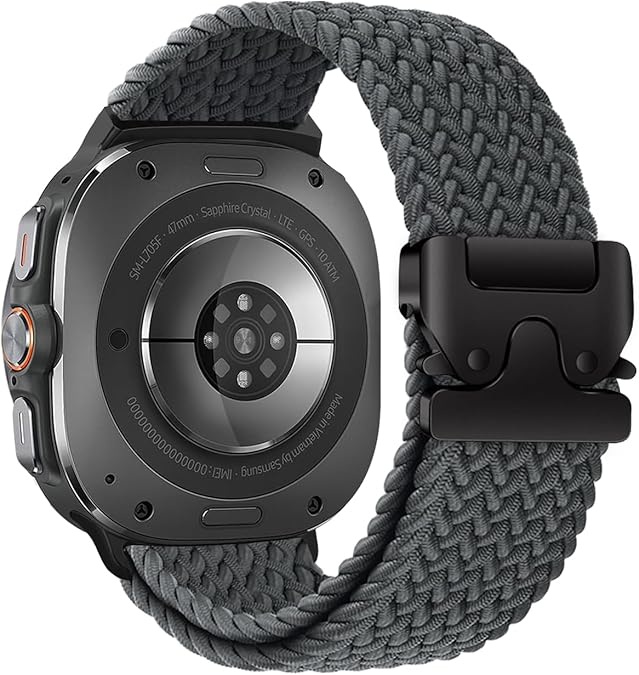 Nylon Braided Band For Samsung Galaxy Watch Ultra / 7 /6 / 5 / 4