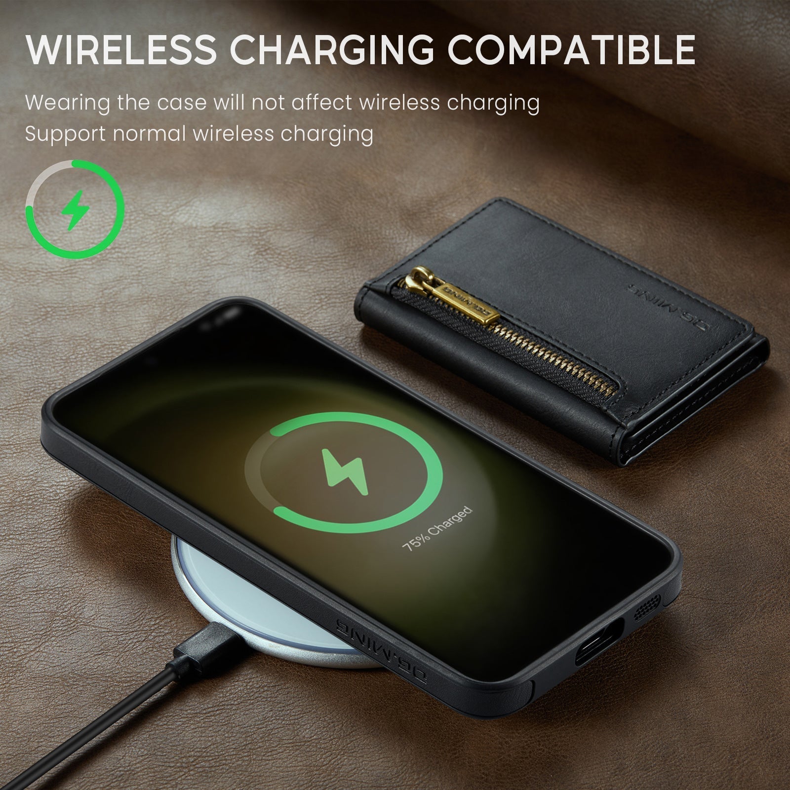 Magnetic 2 in 1 Wallet Case For iPhone 16 Pro max/ 6Pro/16/15 /14Pro