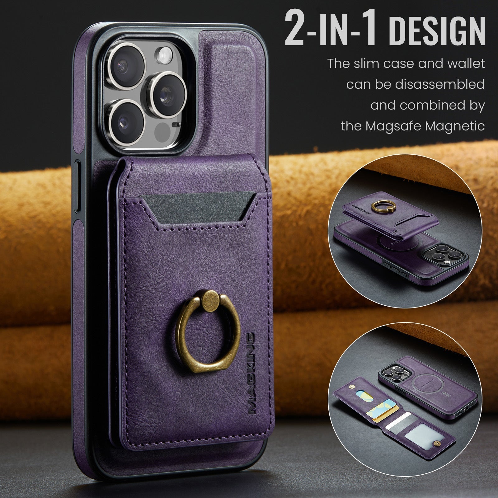 Max 2-in-1 Magnetic Detachable iphone Case