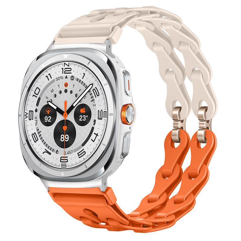 Sport Silicone Watch Band For Samsung Galaxy Galaxy Watch Ultra 47mm