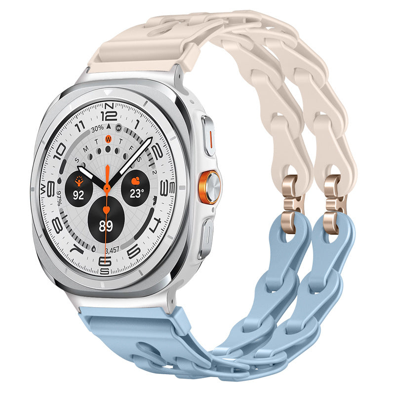 Sport Silicone Watch Band For Samsung Galaxy Galaxy Watch Ultra 47mm