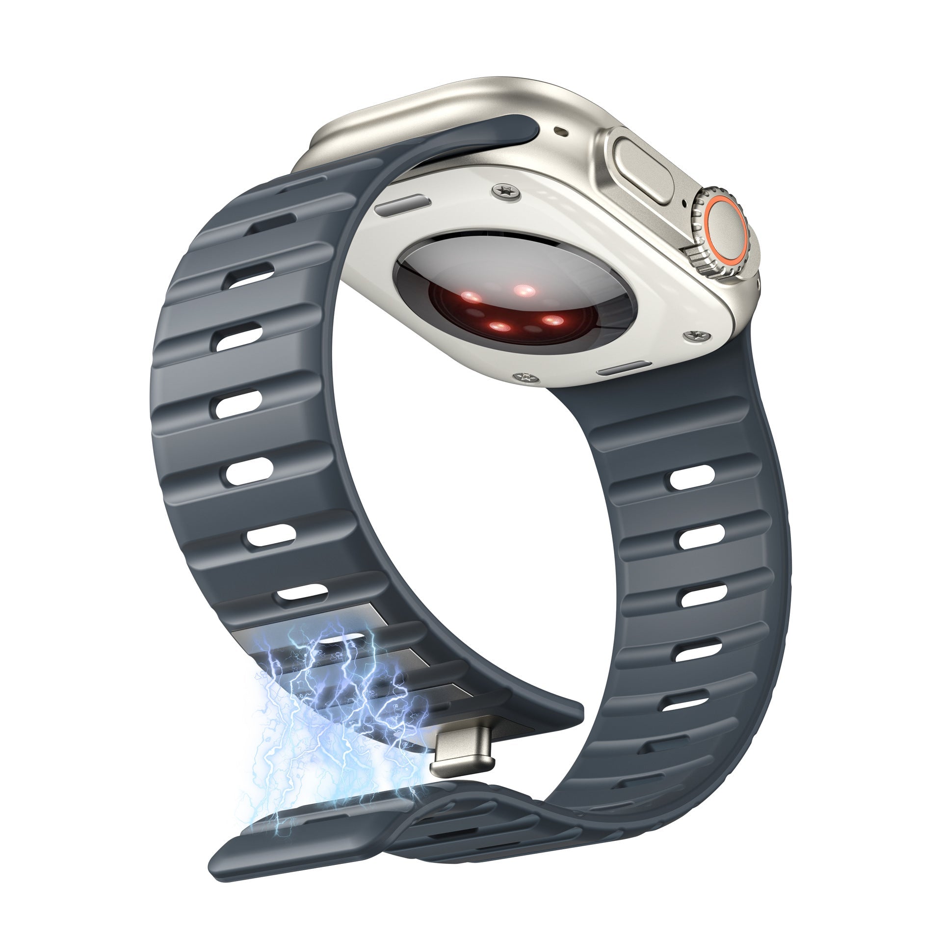 Simple Silicone Magnetic Buckle For Apple Watch