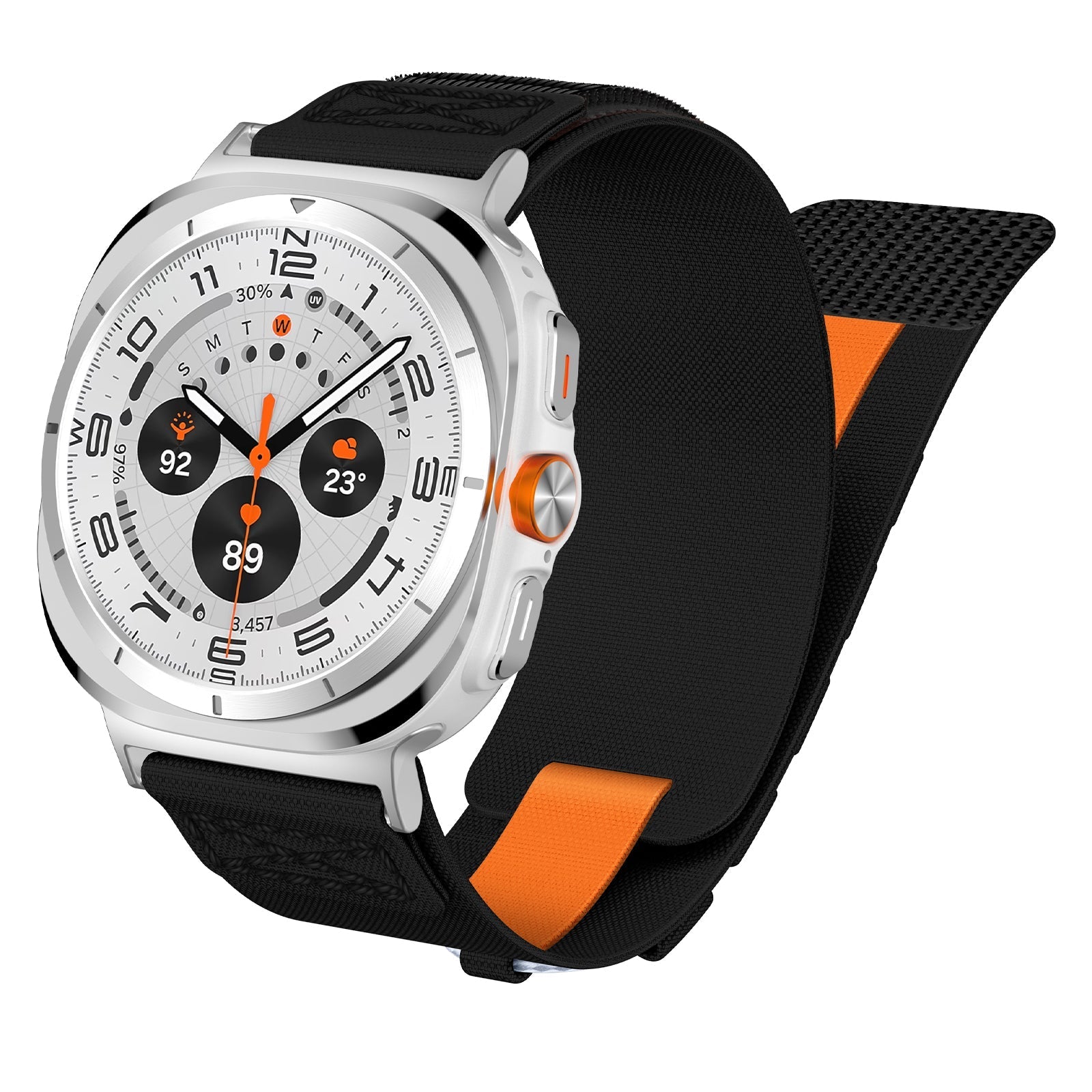 Upgraded Durable Nylon Watch Strap for Samsung Galaxy Watch Ultra