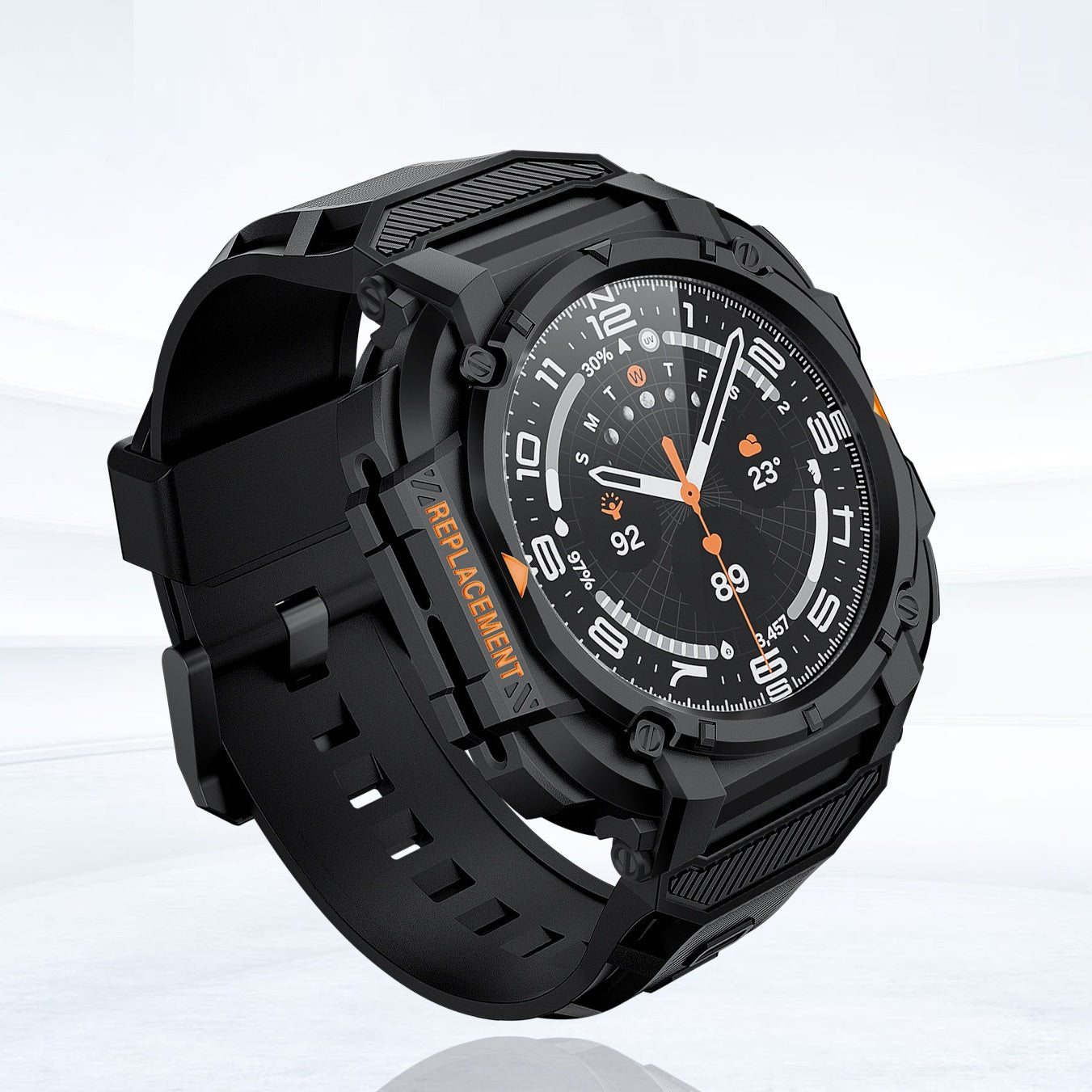 Anti-Drop Hollow Armor Watch Strap For Galaxy Watch7 Ultra 47mm