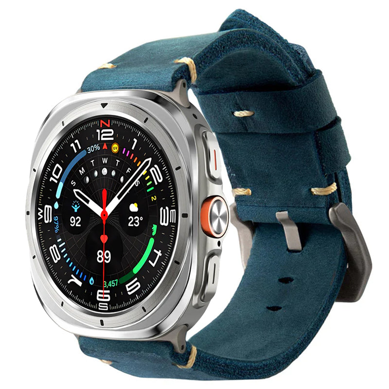 Vintage Leather Band For Samsung Watch Ultra /7/6 /5 Pro/5/4