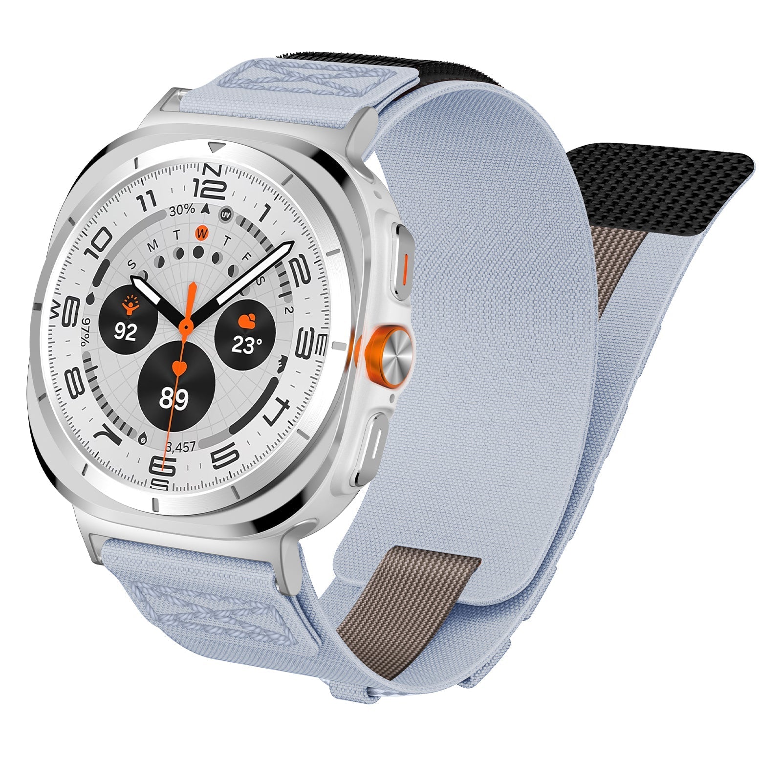 Upgraded Durable Nylon Watch Strap for Samsung Galaxy Watch Ultra