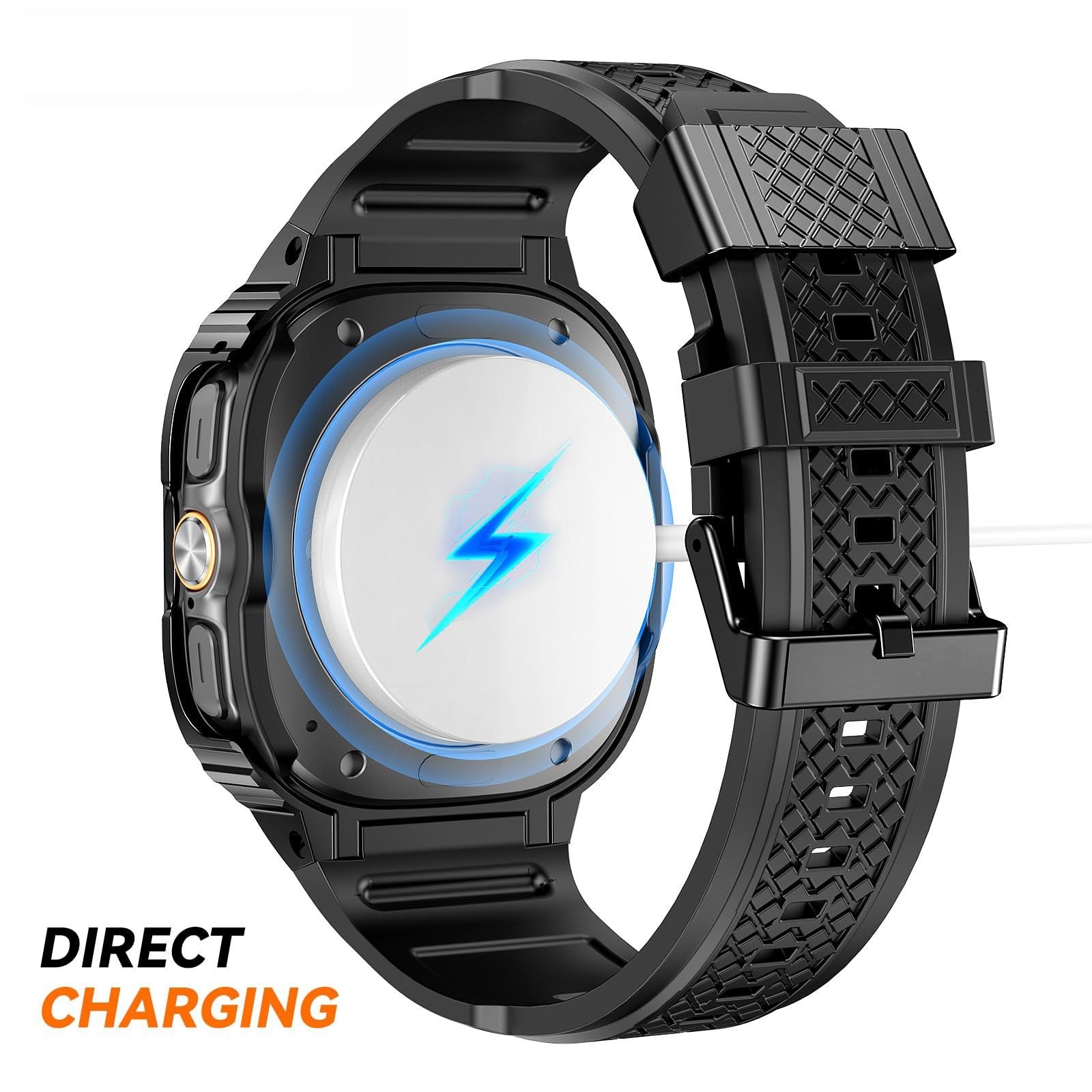 Silicone strap + case protection set For Samsung Galaxy Watch Ultra 47