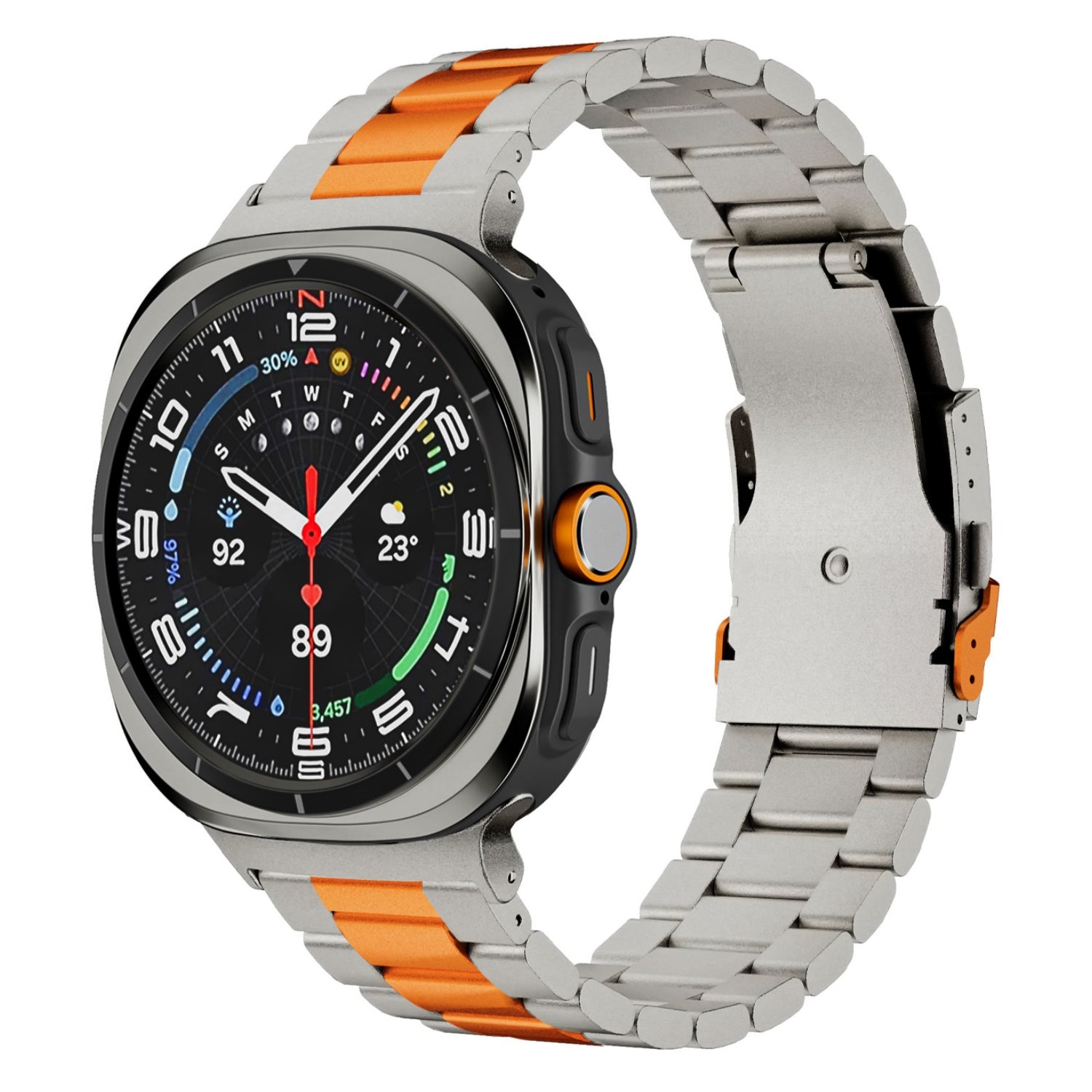 Business Style Titanium Band For Samsung Galaxy Watch Ultra