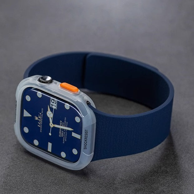 Texture Design-Magnetic Silicone Strap for Apple Watch