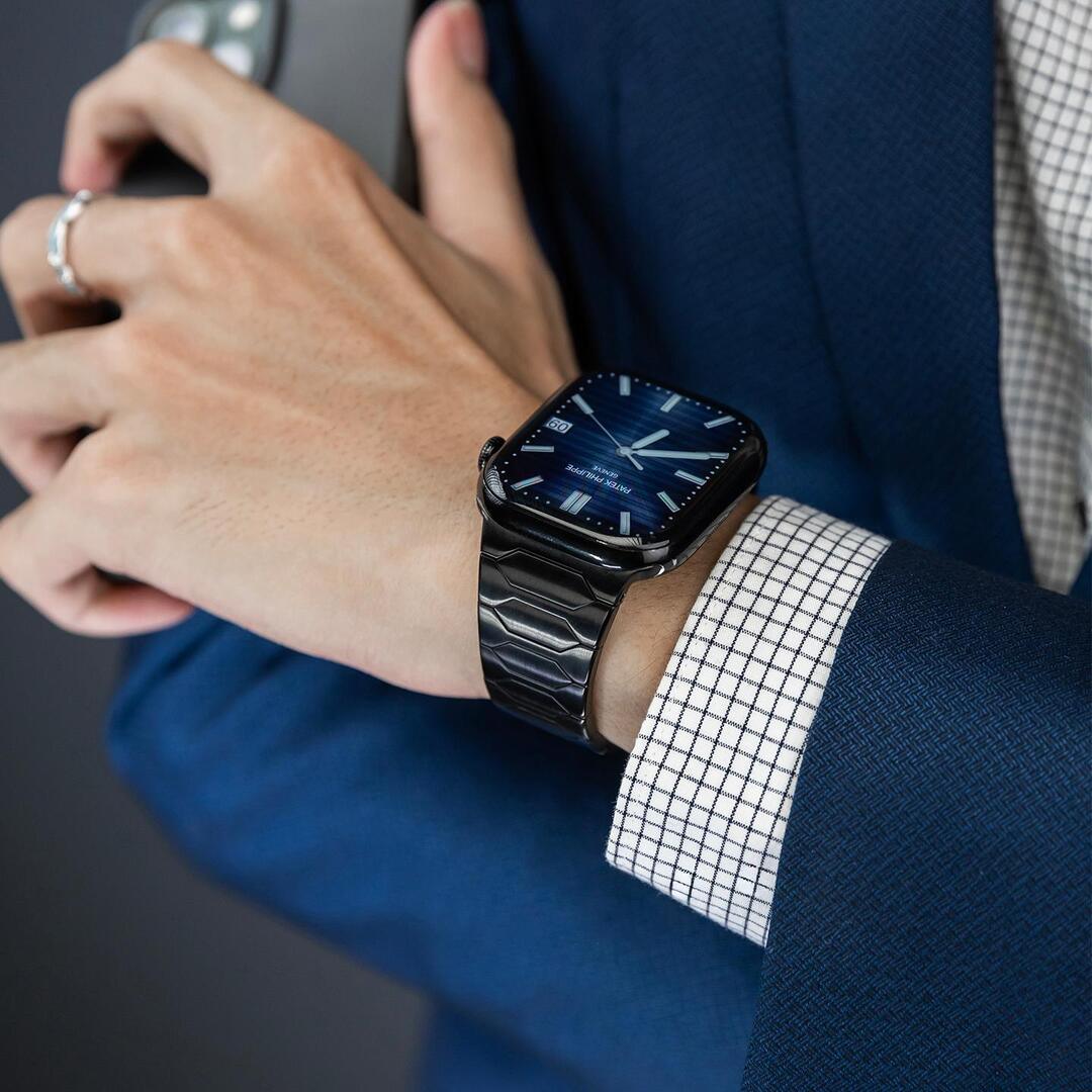 Luxe Stainless Steel Band For Apple Watch