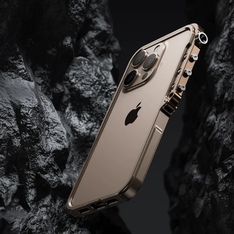 Mechanical Metal Bumper Cover for iPhone