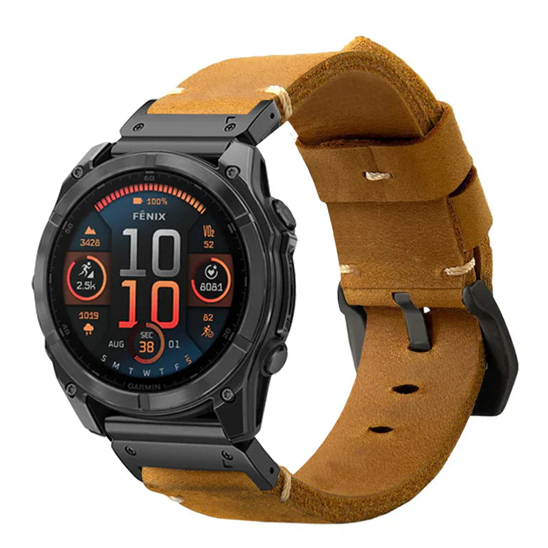 Garmin QuickFit Vintage Leather Band