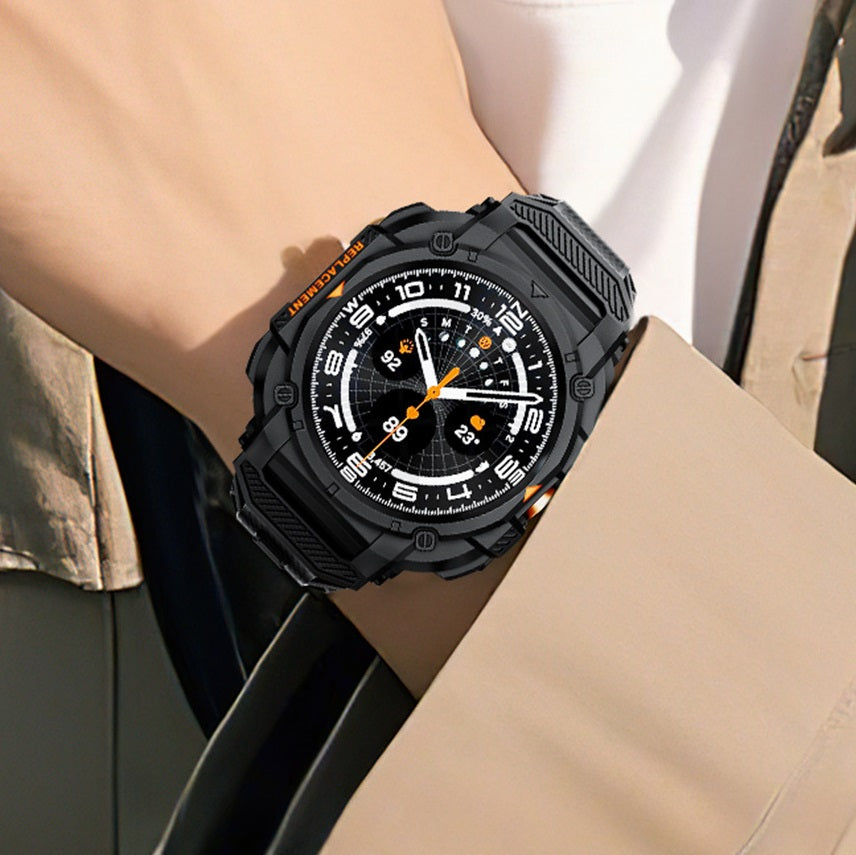 Anti-Drop Hollow Armor Watch Strap For Galaxy Watch7 Ultra 47mm