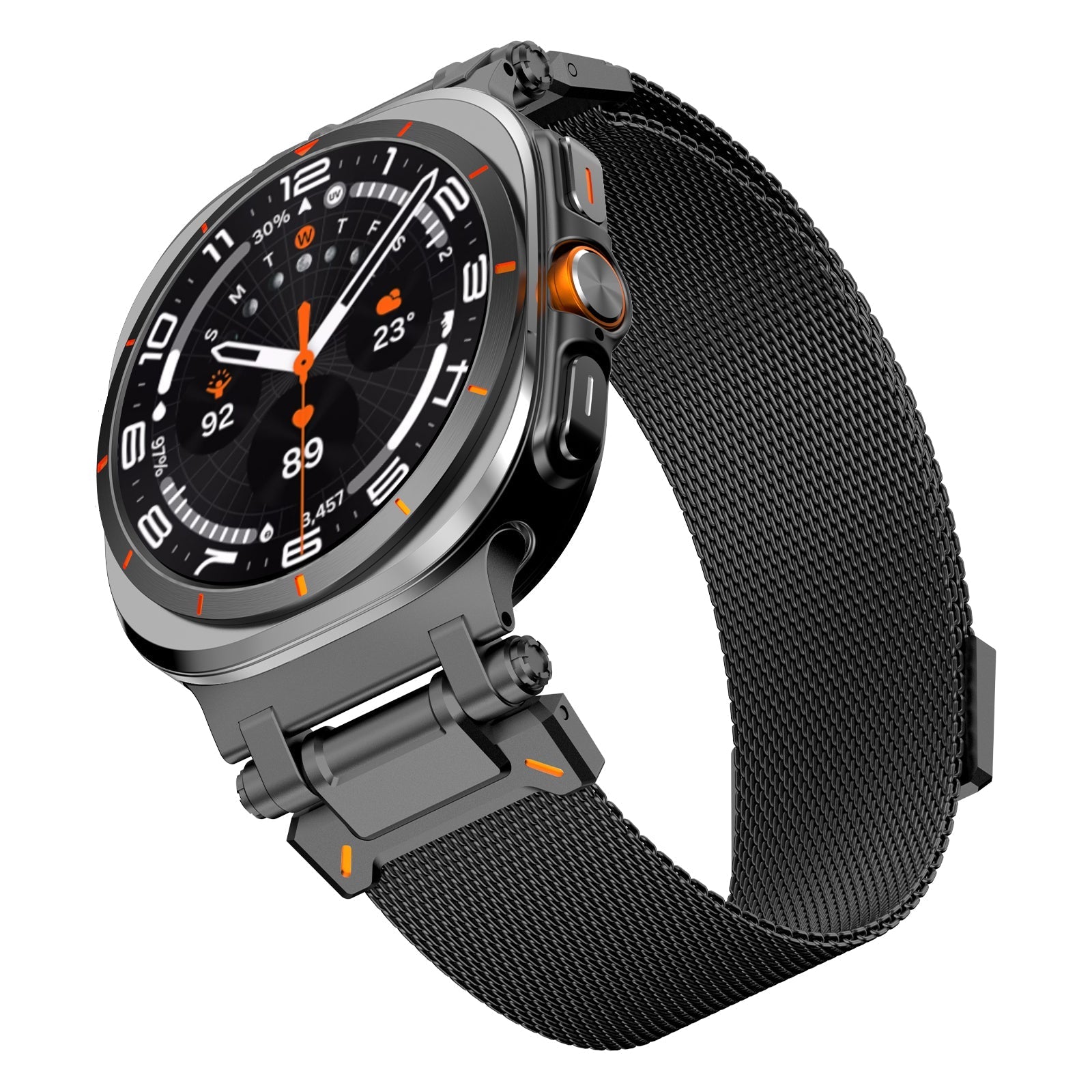 Milanese Loop with Magnetic Clasp Bands For Samsung Galaxy Watch Ultra