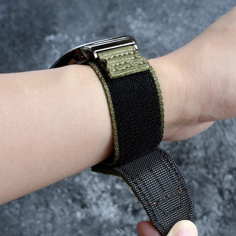 Nylon Canvas Loop Velcro Strap For Samsung Galaxy Watch Ultra/4 5 6 7 Pro