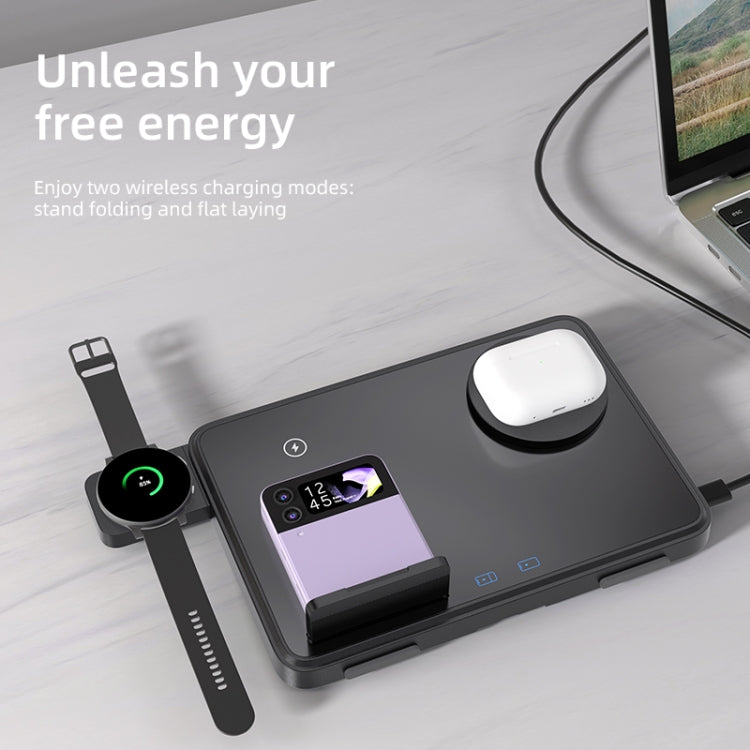3 in 1 Magnetic Wireless Charger - Suitable for Samsung + Apple