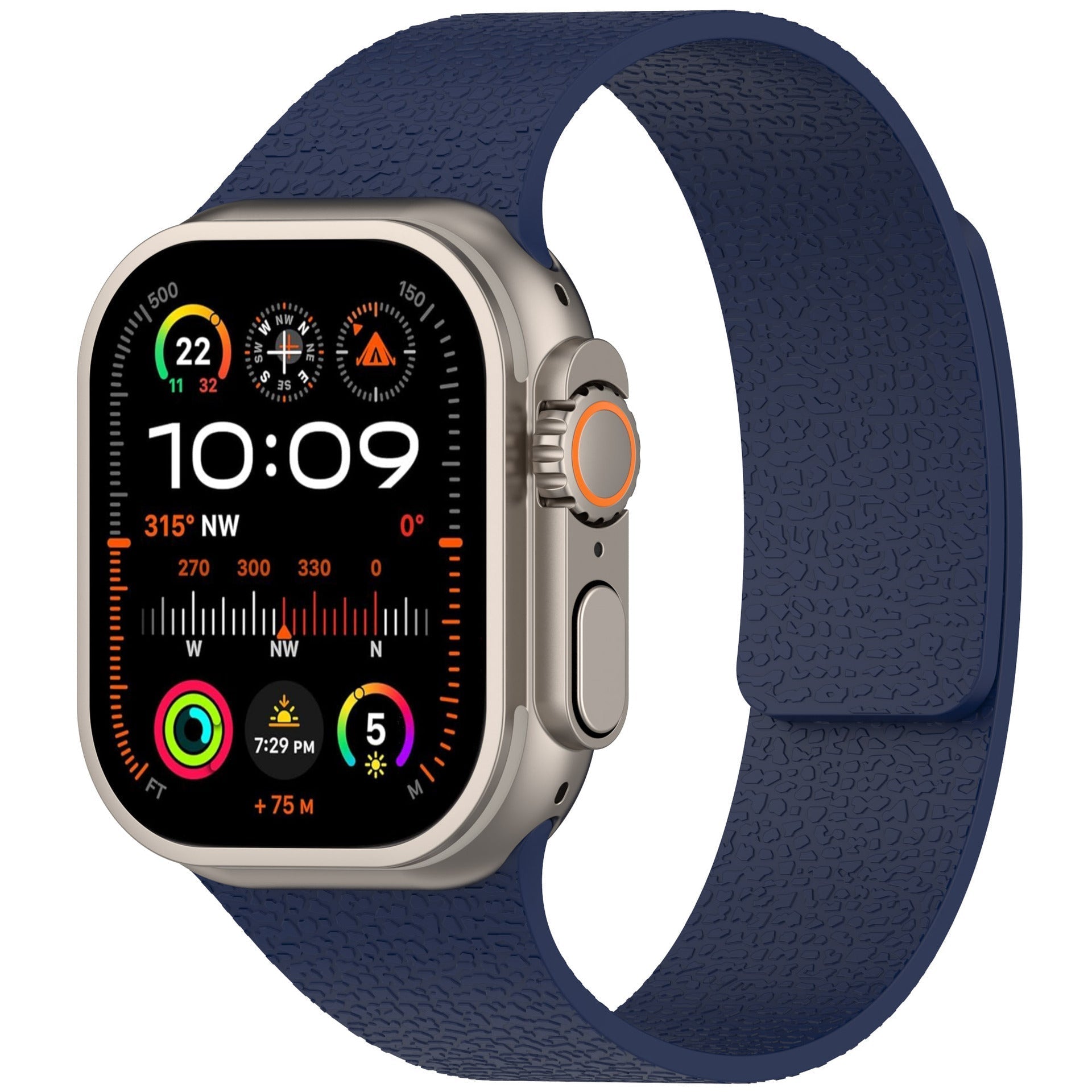 Texture Design-Magnetic Silicone Strap for Apple Watch