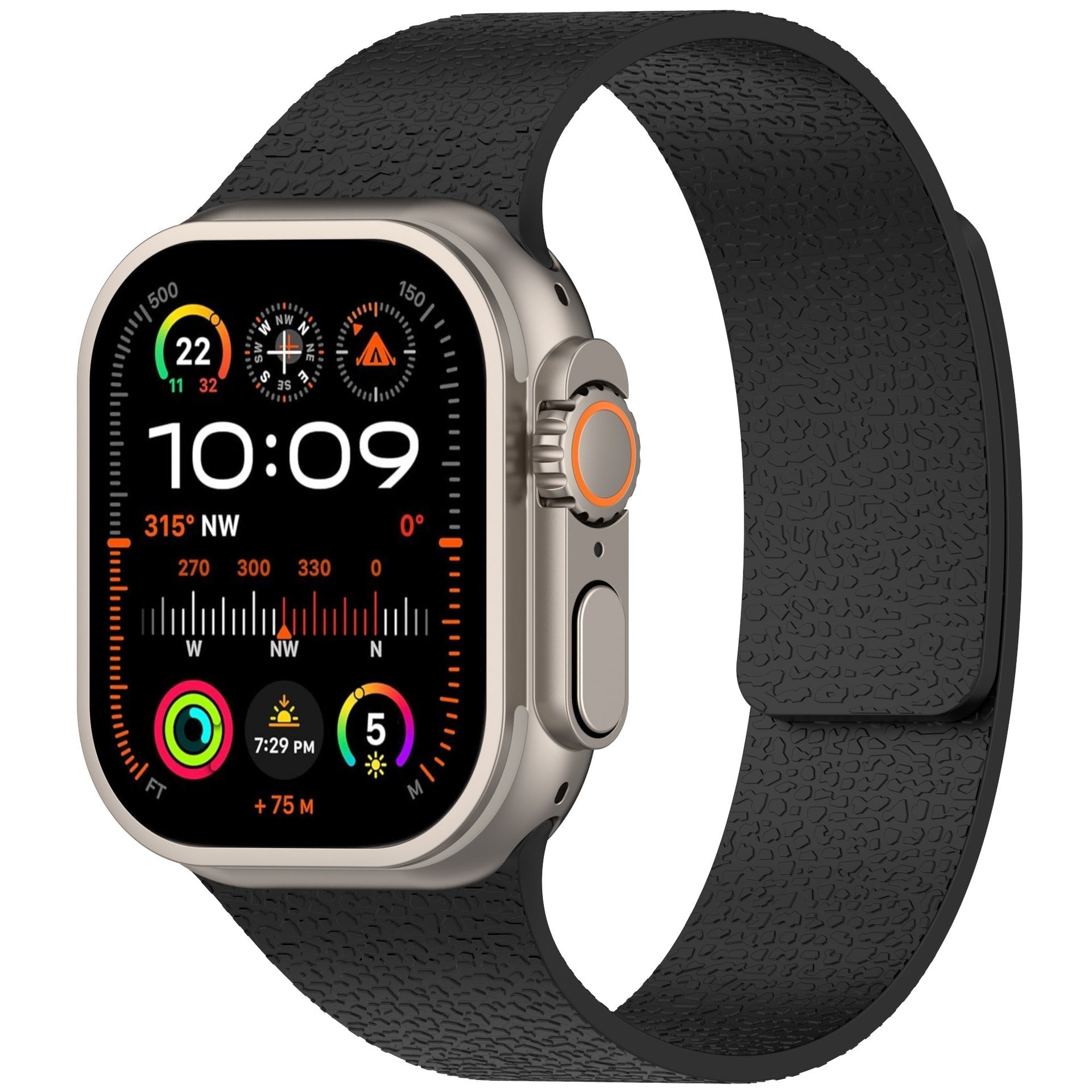 Texture Design-Magnetic Silicone Strap for Apple Watch