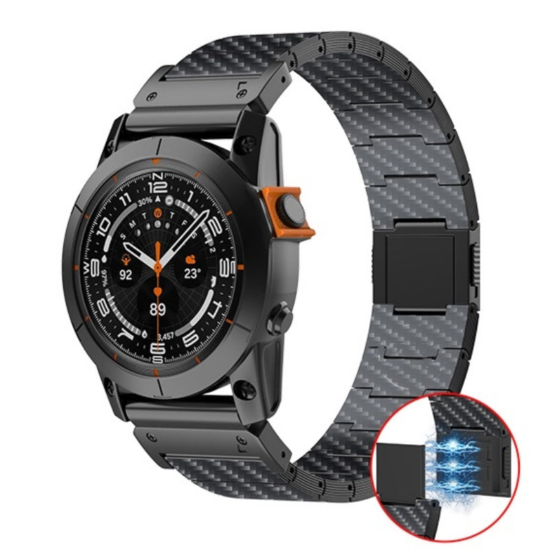 Carbon Fiber Band For Garmin Fenix 8 7X 6X Pro