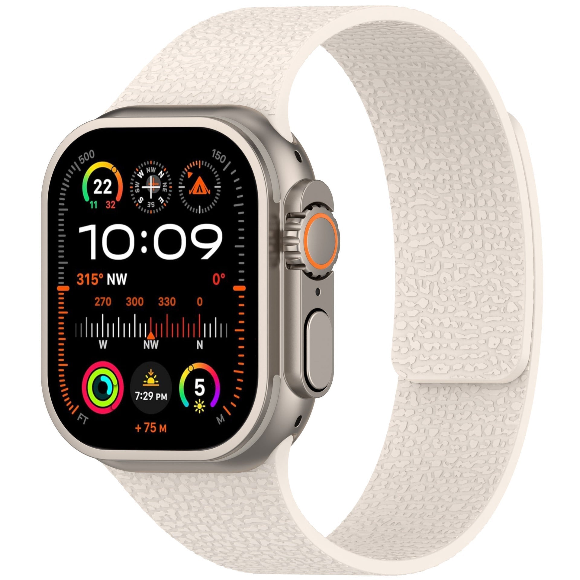 Texture Design-Magnetic Silicone Strap for Apple Watch