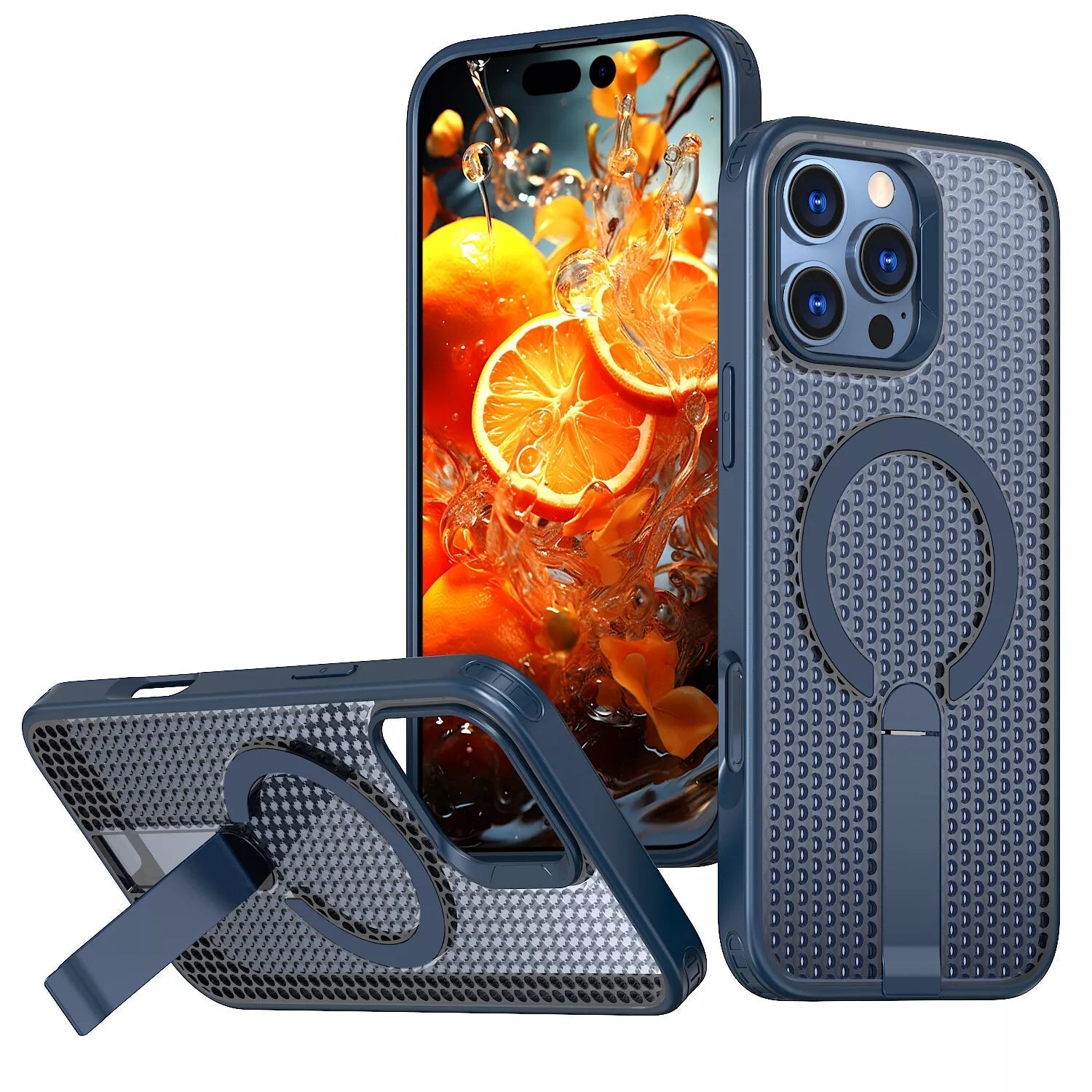 Heat Dissipation Stand Magnetic Case for iPhone