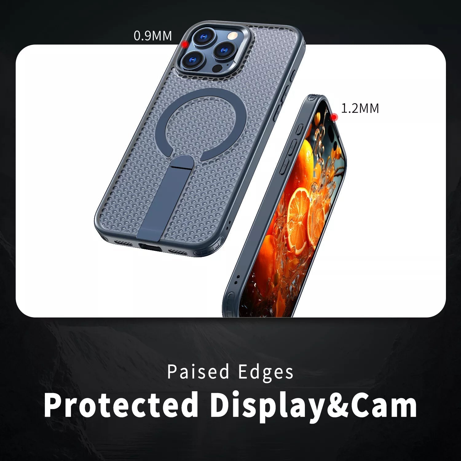 Heat Dissipation Stand Magnetic Case for iPhone