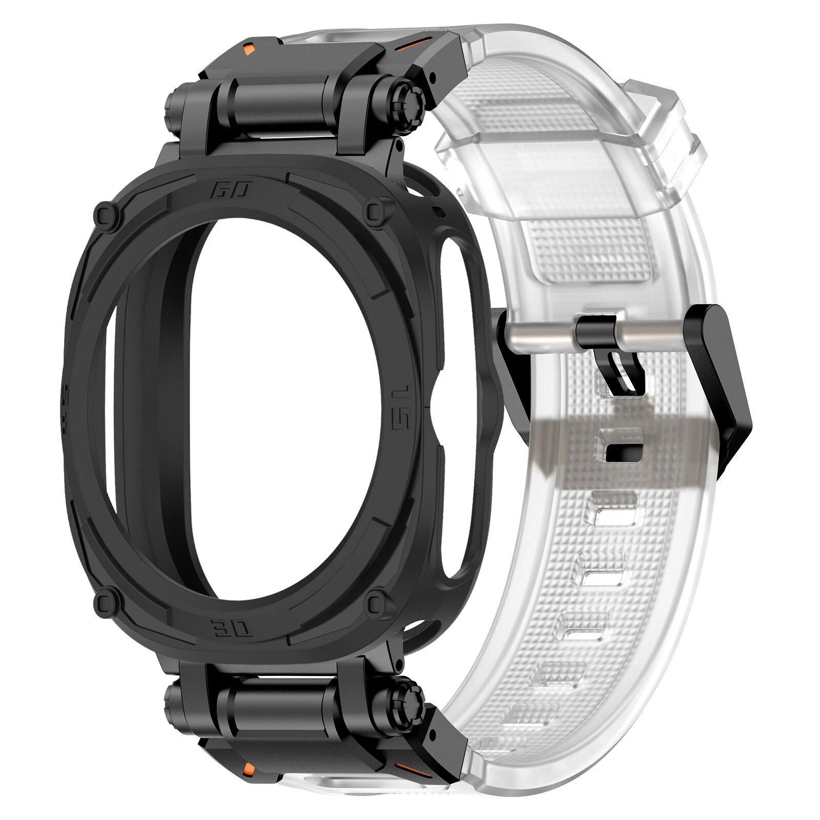 TPU Shockproof Protective Hollow Case Cover For Samsung Watch Ultra 47mm