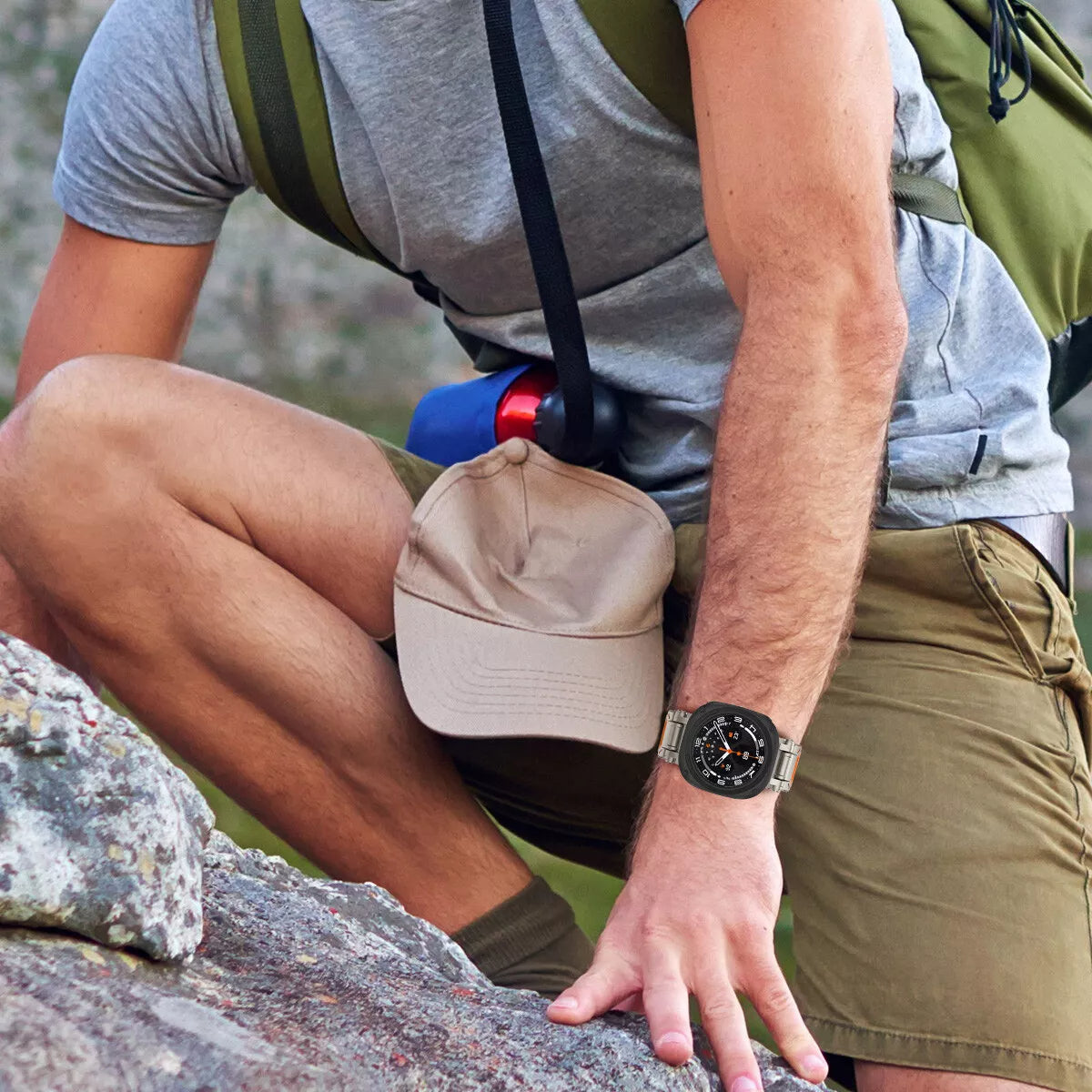 TPU Shockproof Protective Hollow Case Cover For Samsung Watch Ultra 47mm