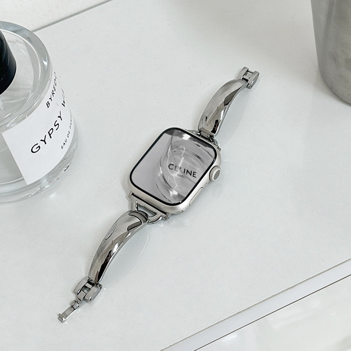Simple Metal Bracelet For Apple Watch